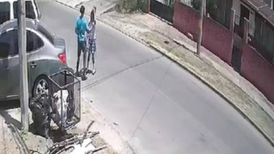 Ladron asaltya y golpea a estudiante de San Pedro Sula.