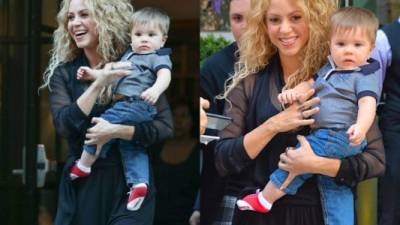 En una semana intensa de compromisos, Shakira salió a las calles de Nueva York a compartir con su segundo hijo Sasha.