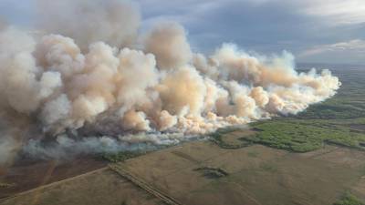 Canadá está siendo asolada por gigantescos incendios forestales que se extienden por el oeste del país.