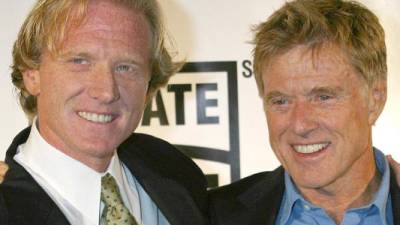 James y Robert Redford en una foto de archivo.