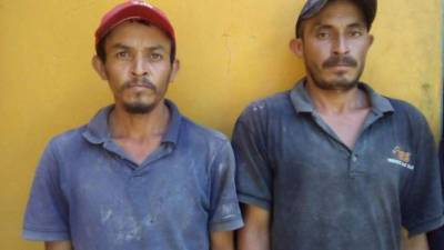 Celán Vásquez Hernández (25) y Jorge Arturo Manueles Vásquez (21).