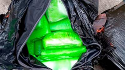 Droga hallada en contenedor procedente de Honduras | Fotografía: Guardia Civil
