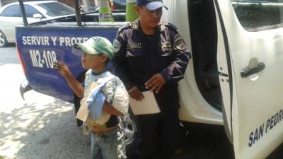 Cristian Javier Ramírez (9) deambulaba en el barrio Medina de San Pedro Sula