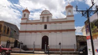 Foto de la Iglesia en Copán Ruinas, Honduras.