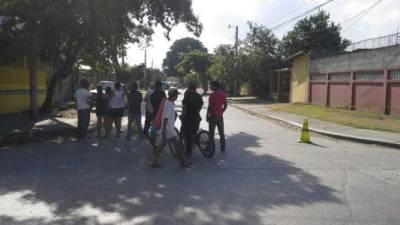 Escena del crimen colonia Las Vegas, San Pedro Sula.