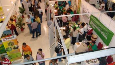 Panorámica de Agromercados Honduras 2014, que se desarrolló en las instalaciones de Expocentro.