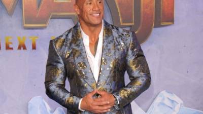 El actor y exluchador Dwayne Johnson, mejor conocido como 'La Roca'