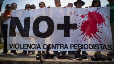 Los periodistas se han manifestado en diversos países de América Latina exigiendo un alto a la violencia.