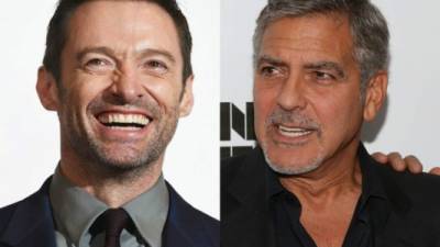 Hugh Jackman y George Clooney.
