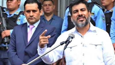 Johel Zelaya y Mario Morazán, fiscales interinos del Ministerio Público.