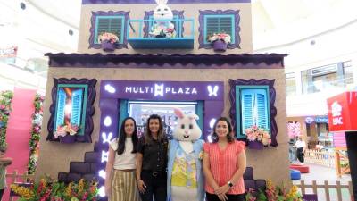 Claudette Kattán, Jefe de Mercadeo Multiplaza, Patricia Wilson de Jugo Quanty y Valeria Ríos, Vicepresidente de estrategia comercial de BAC Honduras.