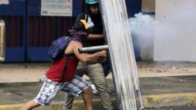 Los enfrentamientos entre los manifestantes y las fuerzas de seguridad en Nicaragua continúan esta semana./AFP.
