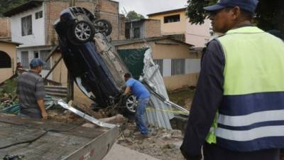 El joven Luis López falleció tras volcar el auto que conducía.