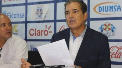 Jorge Luis Pinto, entrenador del combinado catracho.