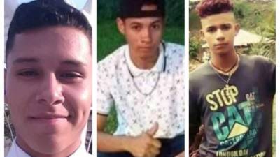 Kenet Eliezer Vásquez, Lesnie Alexander Ilías Salgado y Denis Velásquez son los tres ultimados cuyos cuerpos dejaron en bolsas.