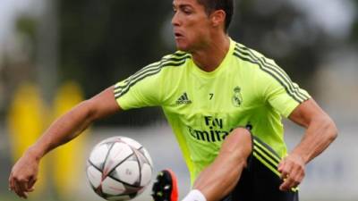 Cristiano Ronaldo regresó a los entrenamientos del Real Madrid. Foto cortesía realmadrid.com