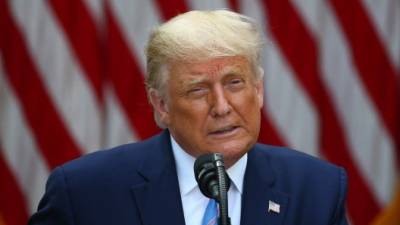 Trump desmintió la investigación de The New York Times sobre sus impuestos afirmando que eran 'noticias falsas'./AFP.