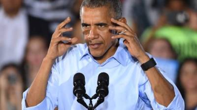 “Ella nunca se presentará a un cargo”, dijo Obama. Foto: AFP/Ethan Miller