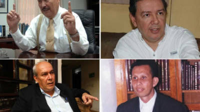 Los analistas políticos Carlos Urbizo, Mario Rivera Callejas, Segisfredo Infante, Nery Alexis Gaitán.