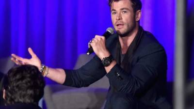 El actor australiano Chris Hemsworth. Foto: AFP.