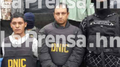 Los detenidos son Rubén Darío Pinilla de nacionalidad colombiana y Jester Orlando Miranda de Iguala, Lempira.