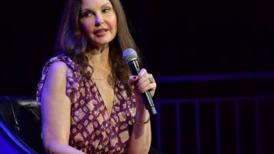 Ashley Judd durante su participación en el Tribeca Film Festival. Foto: AFP.