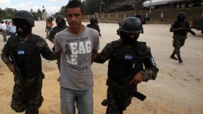Gonzalo Alexis Luque fue trasladado de Comayagua a Tegucigalpa ayer.