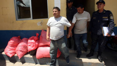 El hondureño y el nicaragüense fueron puestos a la orden de la Fiscalía.