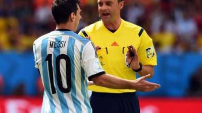 Rizzoli dirigió dos veces a la Argentina en este Mundial, pero no a Alemania.