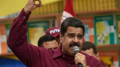 Maduro se burló del plan de la oposición para sacarlo del poder. AFP.