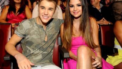 Justin Bieber y la cantante Selena Gómez.
