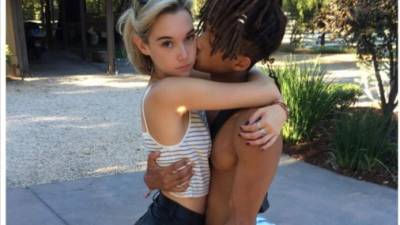 Sarah Snyder y Jaden Smith derrochan amor y ternura en sus redes sociales. Fotos: Instagram.