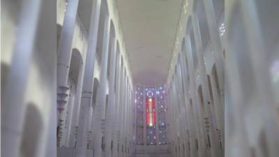 En la imagen, antigua catedral del Sagrado Corazón de Casablanca, en la actualidad sometida a un proceso de restauración encaminado a darle nuevos usos. EFE