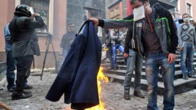 En la ciudad de Donetsk se registraron manifestaciones.