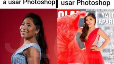 Usuarios de las redes sociales reaccionaron sorprendidos y molestos por el 'abuso' del Photoshop en la portada de la revista ¡Hola! México, que protagoniza la actriz Yalitza Aparicio.