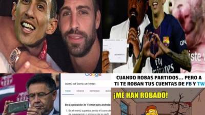 Las redes sociales temblaron cuando el Barcelona anunció en su cuenta de Twitter el fichaje del argentino Ángel Di María; sin embargo, minutos después se conoció que las cuentas de Twitter y Facebook del club catalán habían sido hackeadas. Esto no ha pasado por alto y han salido graciosos memes por lo ocurrido.