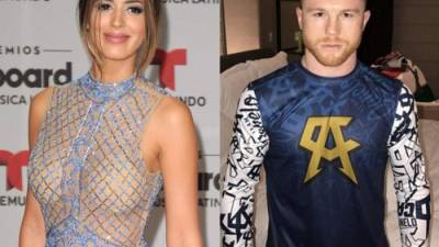 Shannon de Lima y el 'Canelo' Álvarez