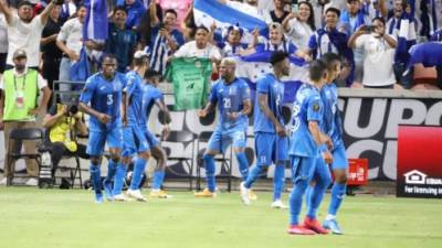 La selección de Honduras ha comenzado con pie derecho la Copa Oro 2021. Foto cortesía Annie Lagos.