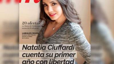 Ciuffardi en la portada de la revista Mujer de la editorial Las Últimas Noticias de Chile.