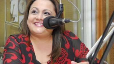 María Elena Fajardo, una de las voces más dulces de la locución sampedrana.