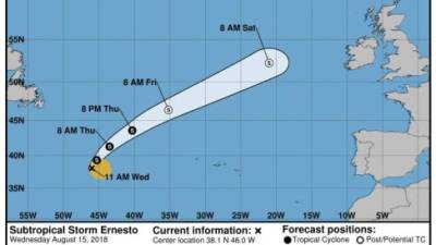 En la actual temporada de huracanes en el Atlántico se han formado cuatro tormentas tropicales, de las cuales Beryl y Chris se convirtieron en huracanes de categoría 1 y 2. EFE