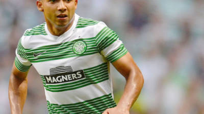 Emilio Izaguirre cada vez se afianza más en la banda izquierda del Celtic.
