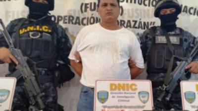 Rigoberto Flores Godoy (43), alias Rigo, fue detenido en la colonia San Miguel de Tegucigalpa.