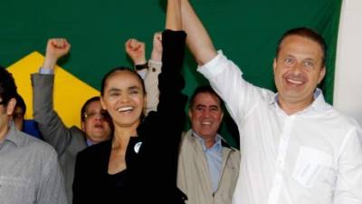 Marina Silva era la candidata a vicepresidenta en la fórmula de Campos.