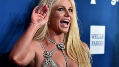 Britney Spears en la gala de los premios GLAAD. Foto: AFP.