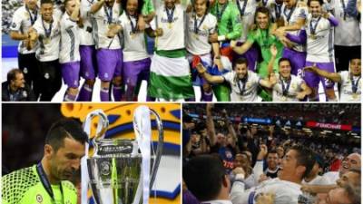 El Real Madrid se ha consagrado Bicampeón de la Champions al superar 4-1 al Real Madrid y alzó su Copa 12 de Europa.