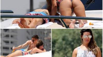 Rebekah Vardy, esposa del destacado delantero inglés del Leicester, ha elevado la temperatura con sensuales imágenes en las vacaciones de ambos. FOTOS THE SUN.