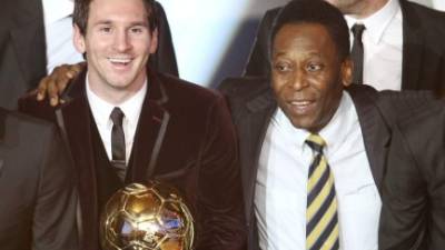 Pelé reafirmó este miércoles que las comparaciones entre él y el argentino Lionel Messi, capián y estrella del Barcelona, no tienen sentido.