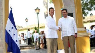 Honduras consolidó sus relaciones con México al recibir al presidente Peña Nieto.
