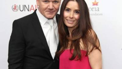 El chef Gordon Ramsay y su esposa Tana.